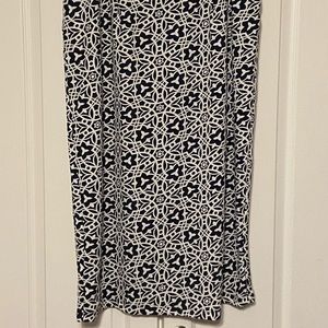 Blue midi pencil skirt with pockets!!